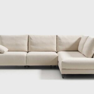 Sofá Active izquierda Couvet 02 · chaise longue con asientos deslizantes Sofá Active chaise longue izquierda tapizado en tela Couvet 02 con asientos deslizantes