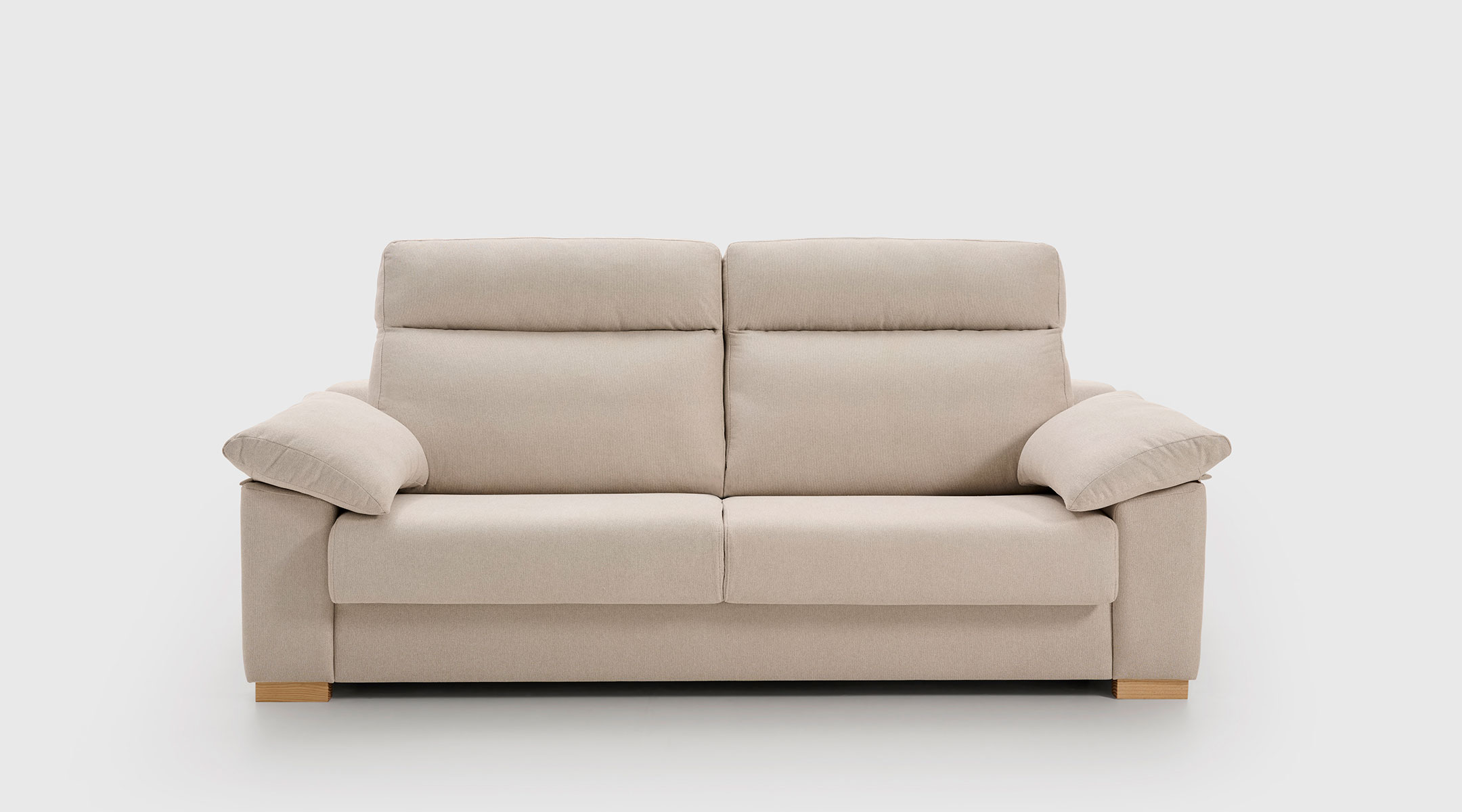 Sofá cama Cool beige · apertura italiana y cama de 140x200 Sofá cama Cool beige con apertura italiana, desenfundable y cama de 140x200 cm