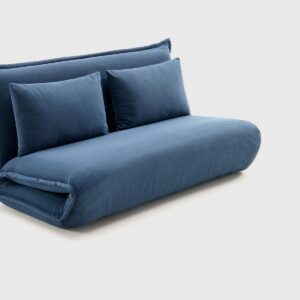 Sofá Cama North Azul | Mimma Gallery : Sofá cama articulado modelo North en color azul con diseño moderno de Mimma Gallery.