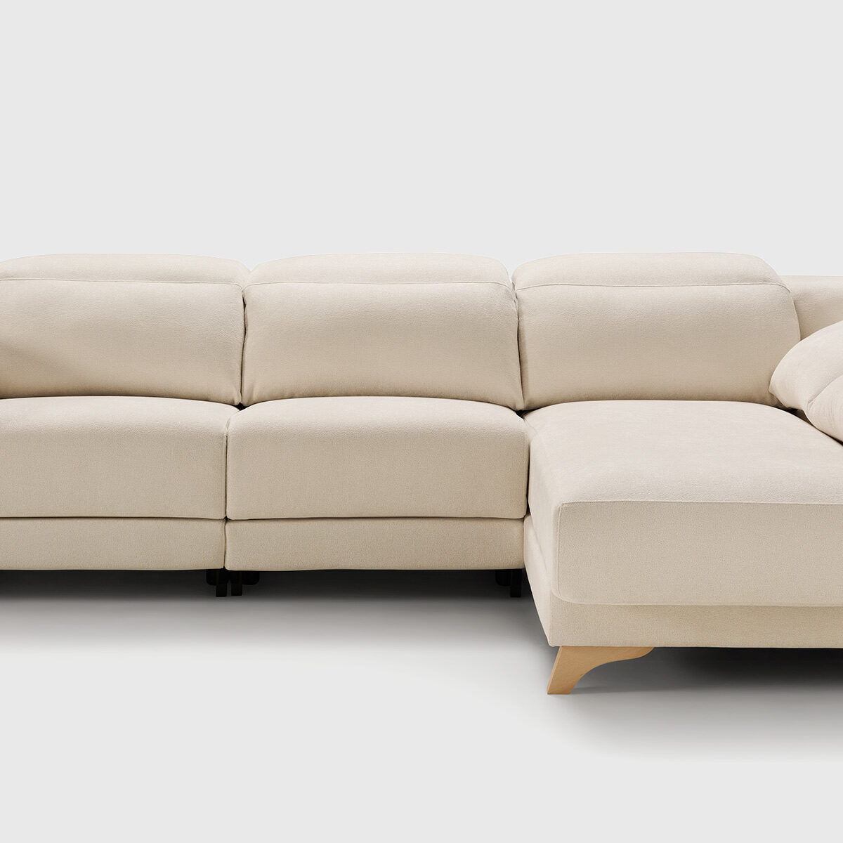 Sofá Sienna con chaise longue izquierda en tejido Soleil Diamond 01