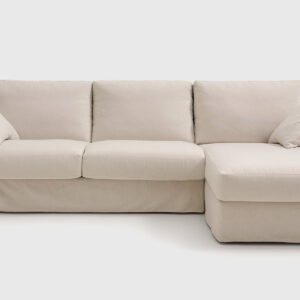 Sofá Cama Jasper Gris | Sistema Italiano | Mimma Gallery Sofá cama gris modelo Jasper de Mimma Gallery con sistema de apertura italiano y colchón de 140x200 cm.