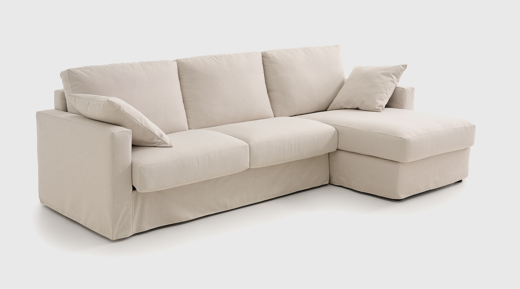 Sofá cama Jasper chaise longue izquierda · apertura italiana Sofá cama Jasper con chaise longue izquierda y apertura italiana