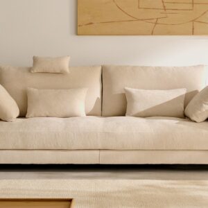 sofa-essentia-ricci-7-1 Sofá Essentia de 3 plazas en tela Ricci 07 con respaldo fijo y cabezales reclinables