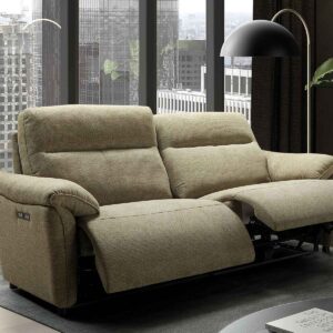 sofa-rio-3-plz-micro-verde-1 Sofá Rio verde · relax eléctrico pared cero y cabezales motorizados