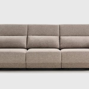 sofa-serena-golden-plomo-2 Sofá moderno Serena 3 plazas Golden Plomo con asientos deslizantes, cabezales reclinables y arcón en brazos