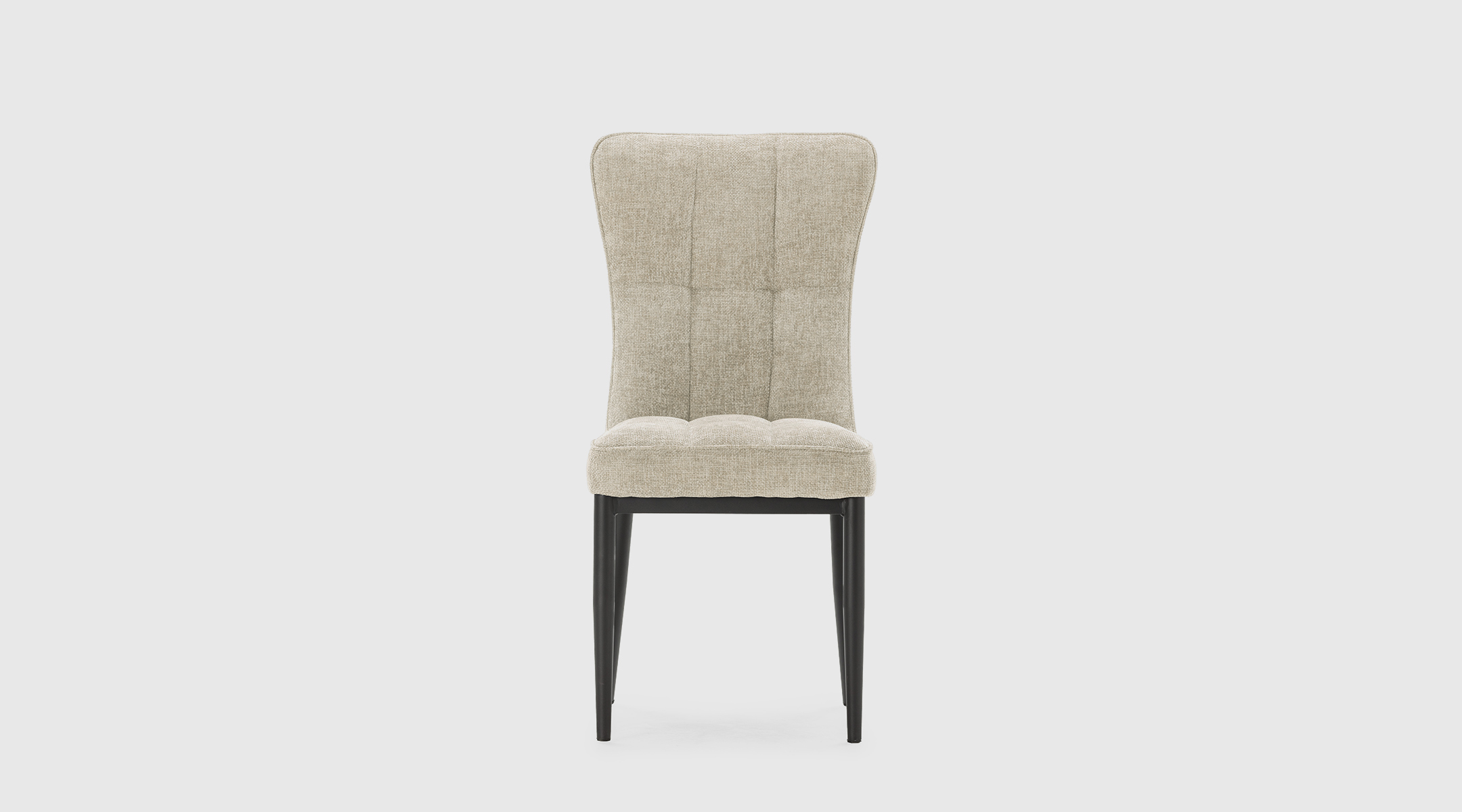 silla-minimalista-polipropileno-onix-mimma-gallery Silla minimalista Onix de Mimma Gallery con respaldo de polipropileno y asiento tapizado.
