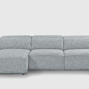 Sofá Chaise Longue Numa Eléctrico Derecha - Nova 72 Light Blue Sofá de diseño Numa azul claro con chaise longue a la derecha, motorización inalámbrica y cabezales multiposición.